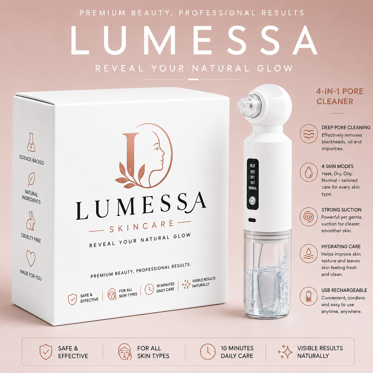 Lumessa ( Deep Pore Cleansing, Made Effortless )