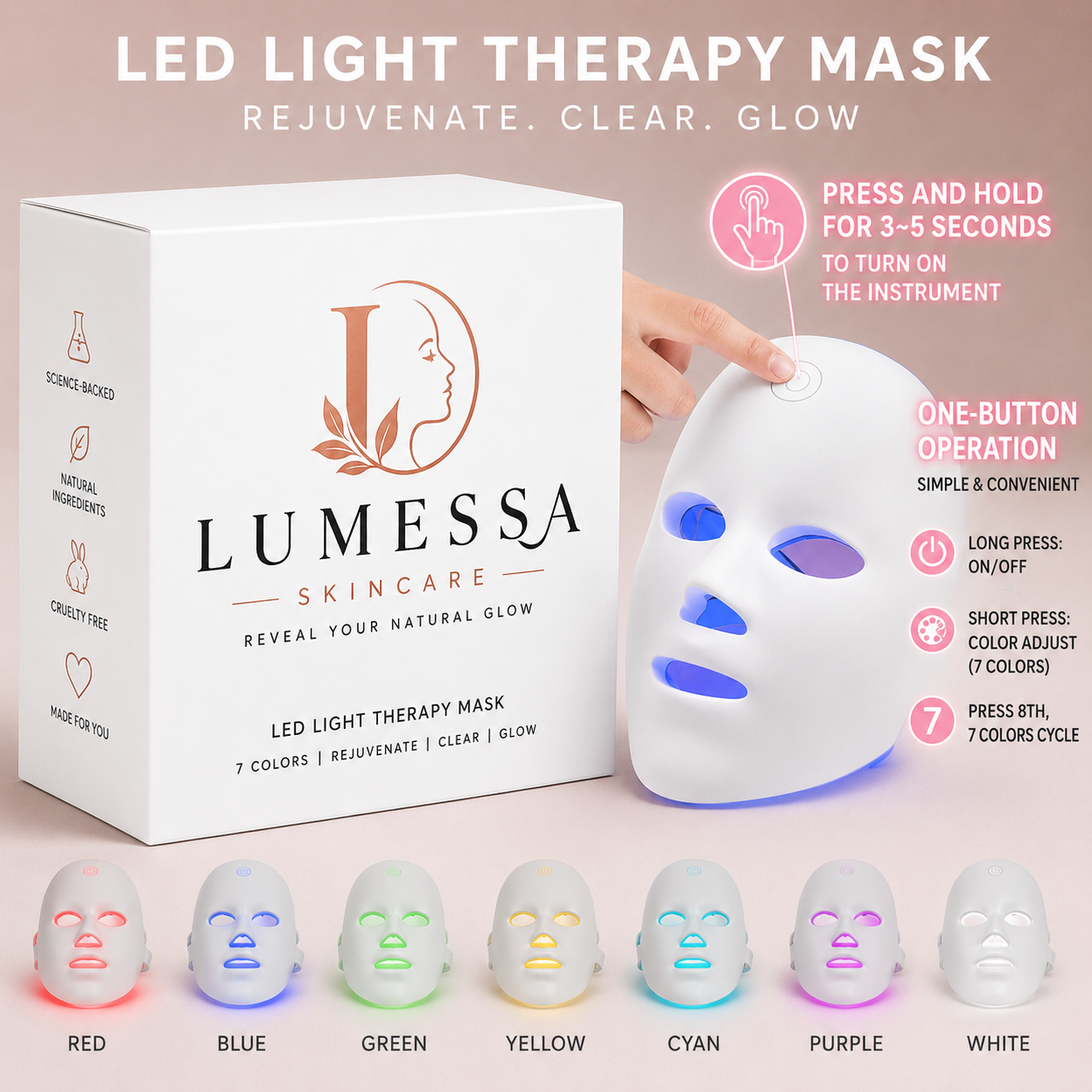 Lumessa ( LED Light Therapy Mask )