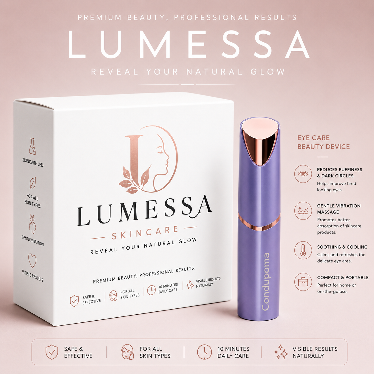 Lumessa Luxury Electric Facial Shaver for Women