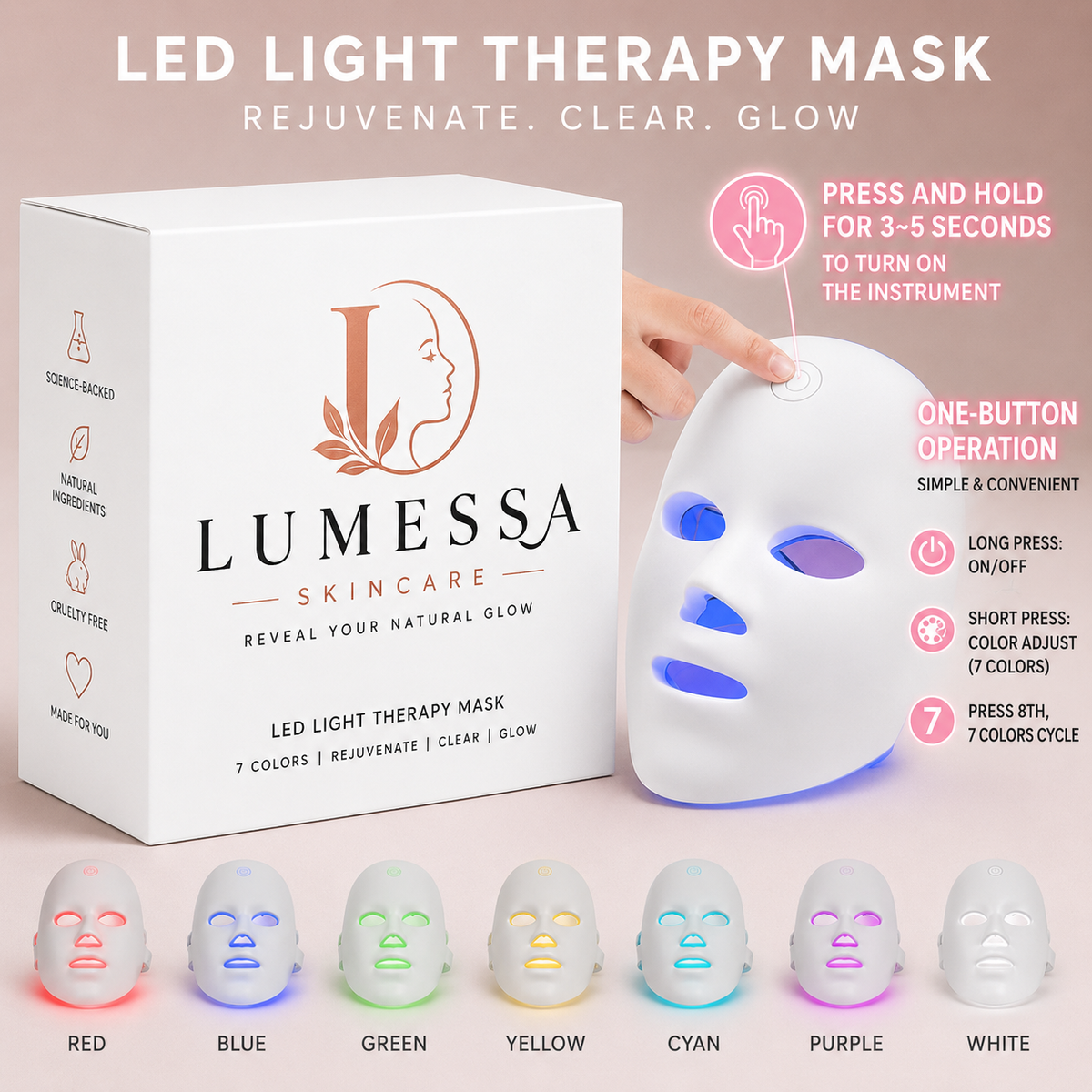 Lumessa ( LED Light Therapy Mask )